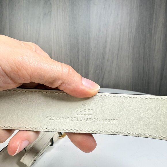 Gucci GG Supreme Marmont wide belt
